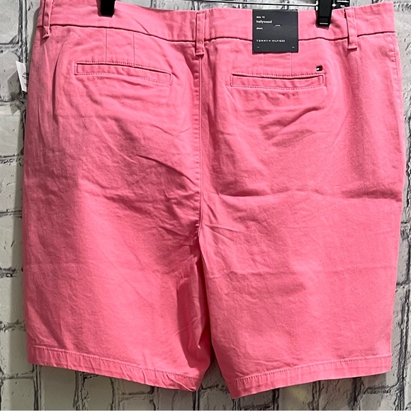 Tommy Hilfiger Size:16 Women Hollywood Short 9” Inseam Pink 97% Cotton - Picture 8 of 10